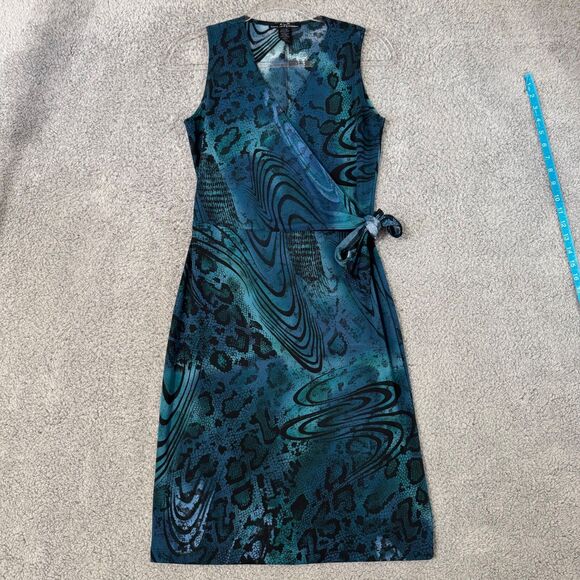 FLP Y2K Dress Small Whimsigoth Dark Feminine Witchy Snake Stretch Earthy Office - Picture 2 of 13